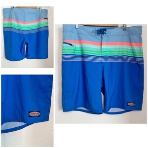 Vineyard Vines Striped 9” Inseam Boardshorts